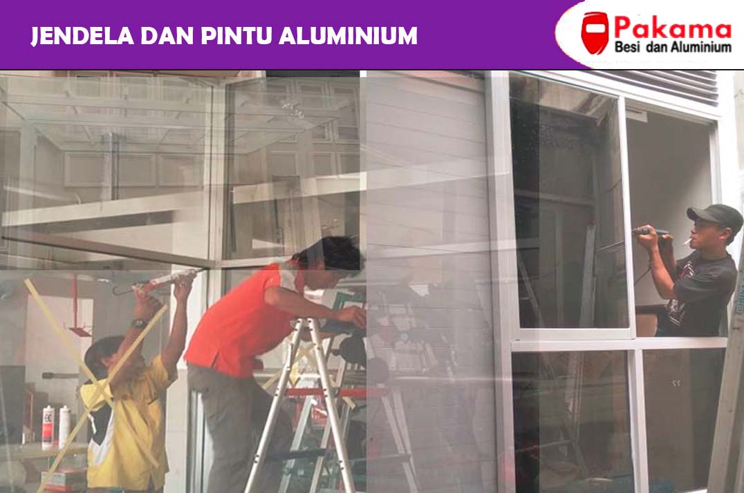 jasa pembuatan jendela aluminium dan jasa pembuatan pintu aluminium